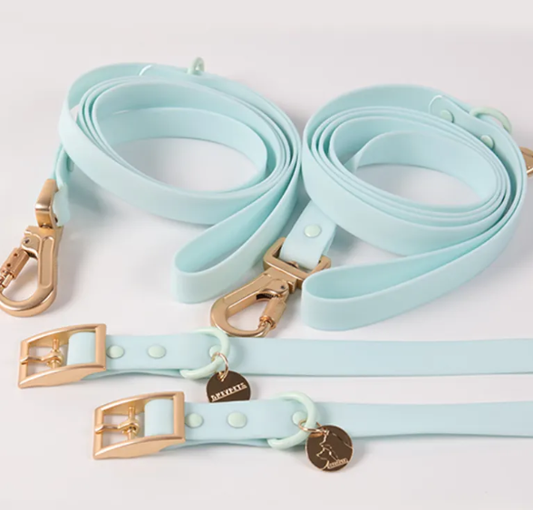 Culicos Pvc Coated Dog Leash and Collar Set